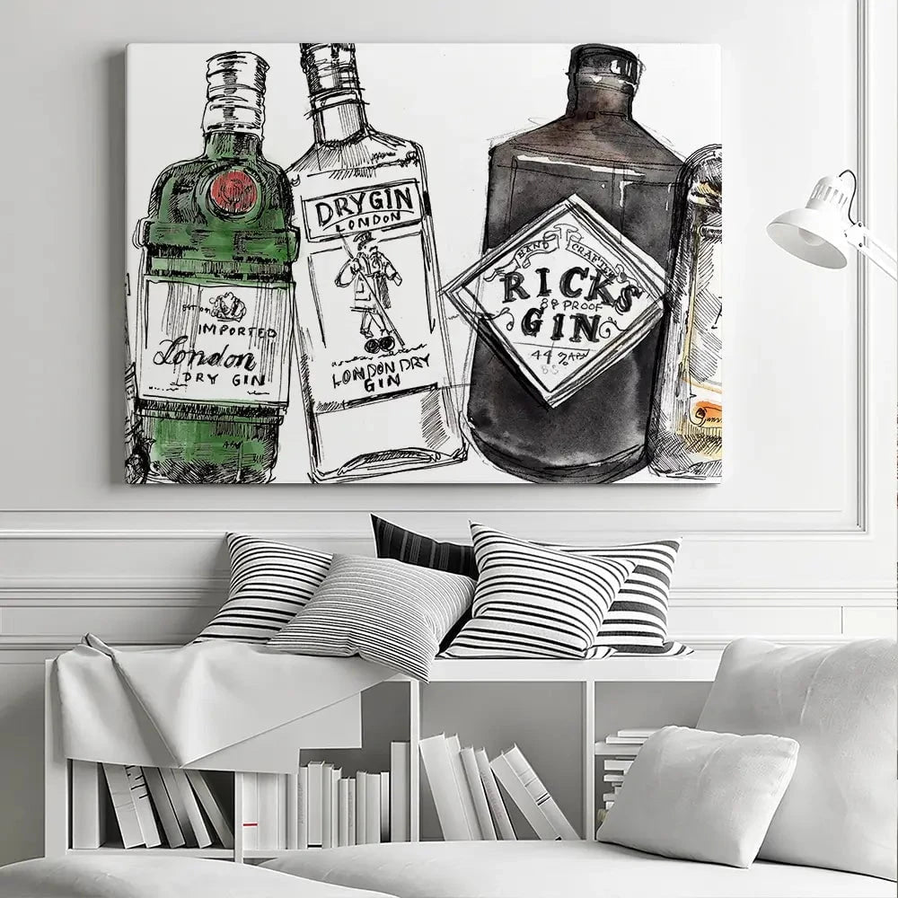 Whiskey Wednesdays Canvas Print Whiskey Wednesdays Canvas Print wall art product Jennifer Paxton Parker