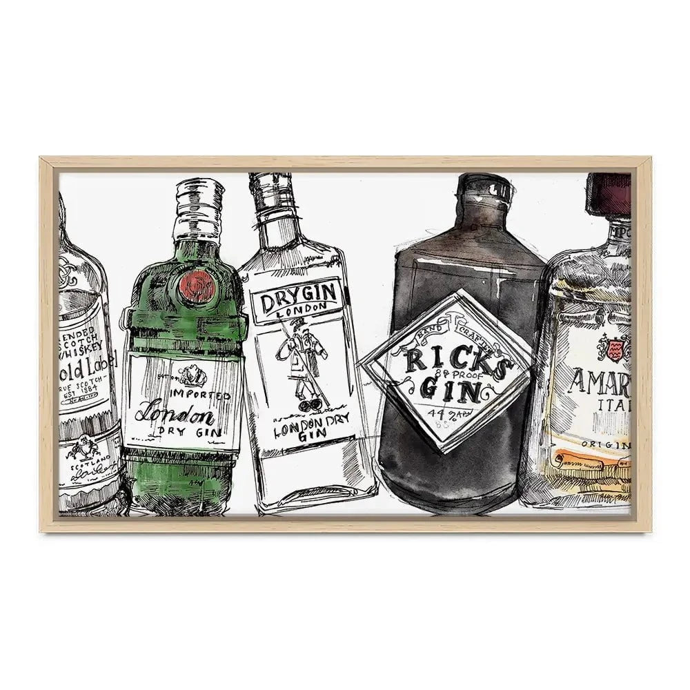 Whiskey Wednesdays Canvas Print Whiskey Wednesdays Canvas Print wall art product Jennifer Paxton Parker