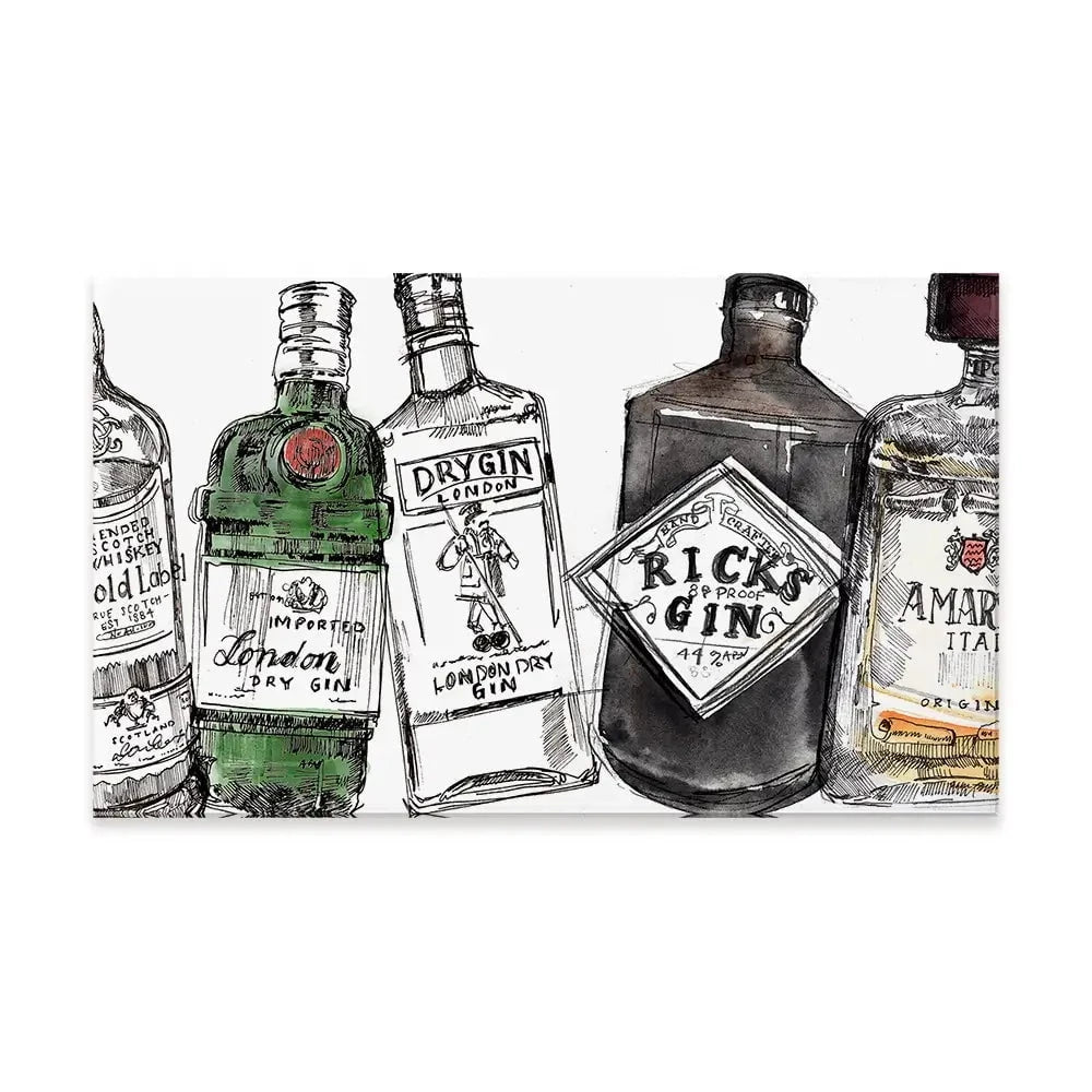 Whiskey Wednesdays Canvas Print Whiskey Wednesdays Canvas Print wall art product Jennifer Paxton Parker
