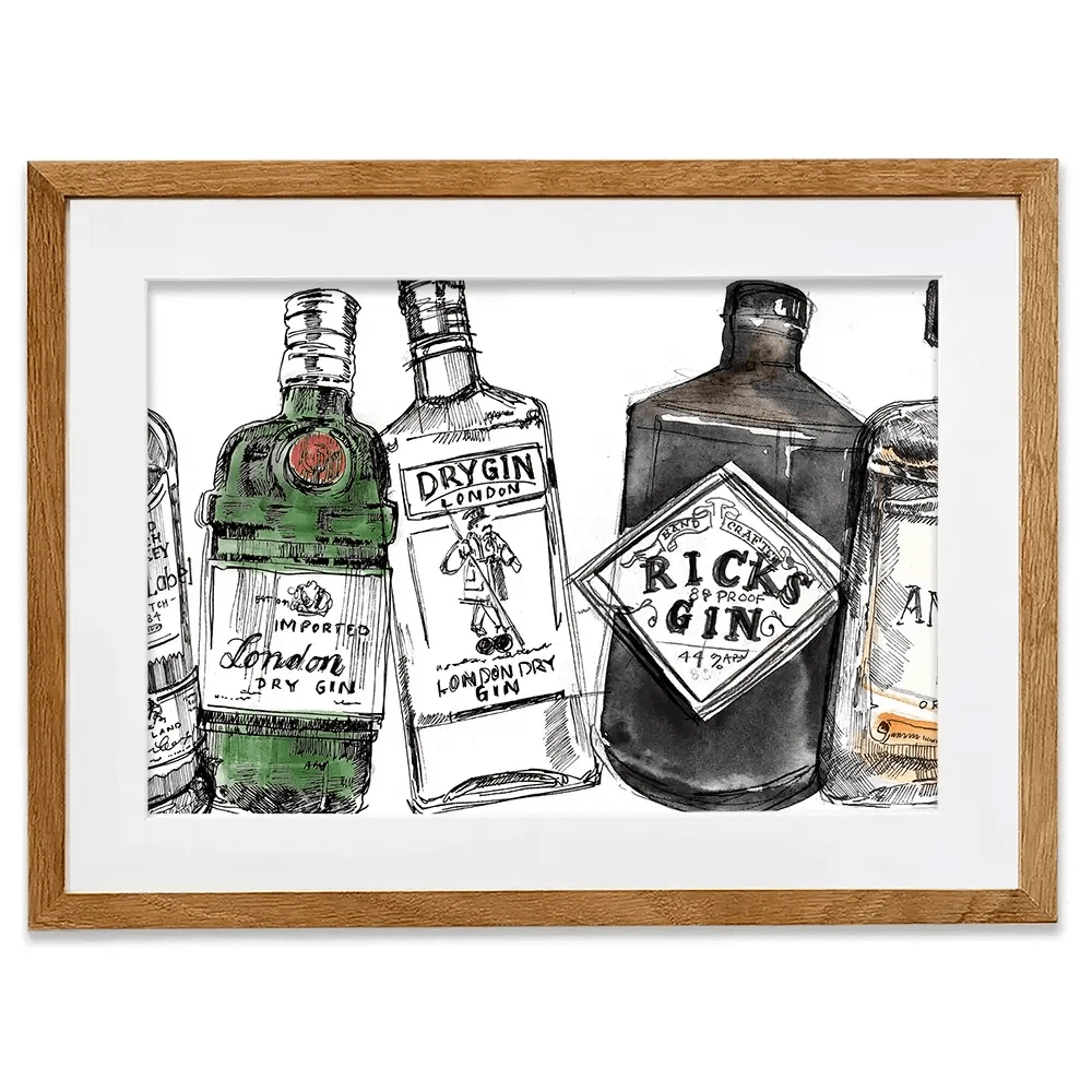 Whiskey Wednesdays Framed Art Print Whiskey Wednesdays Framed Art Print wall art product Jennifer Paxton Parker