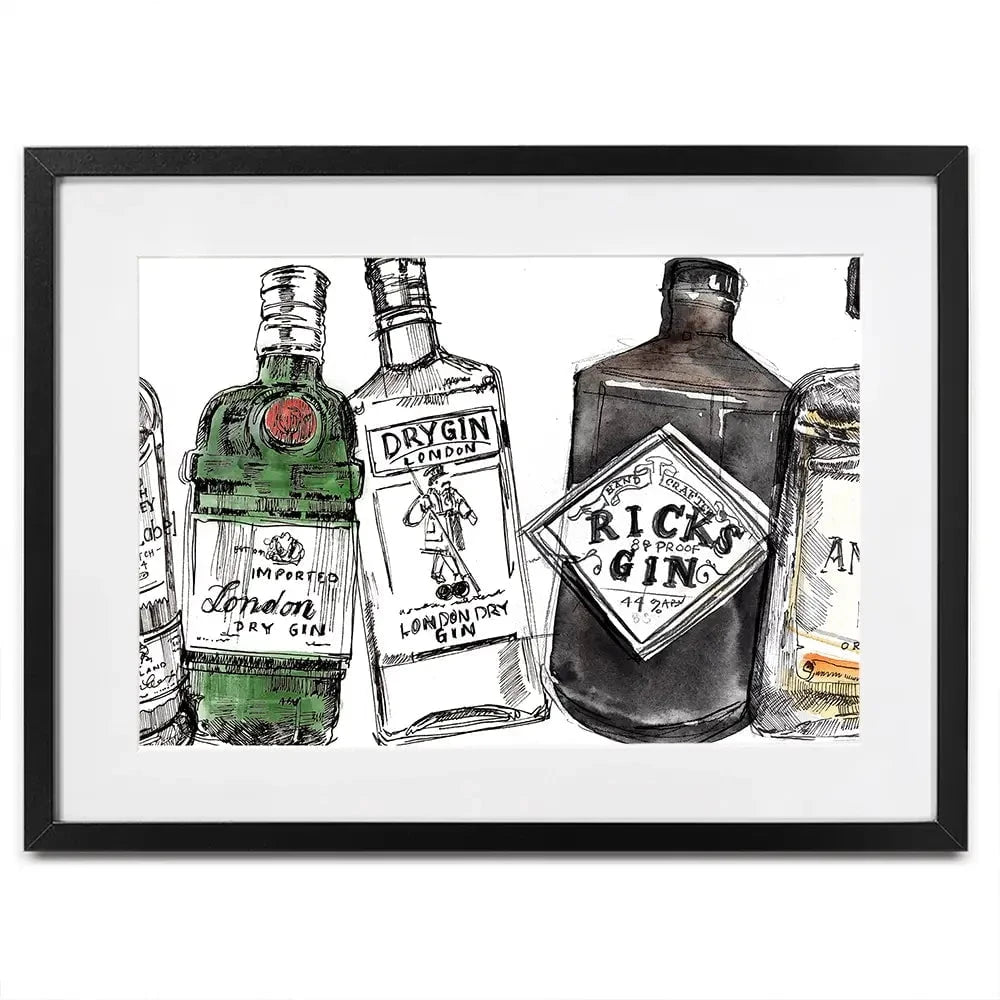 Whiskey Wednesdays Framed Art Print Whiskey Wednesdays Framed Art Print wall art product Jennifer Paxton Parker