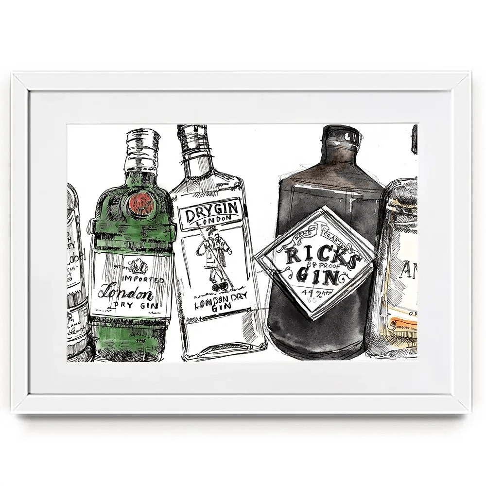 Whiskey Wednesdays Framed Art Print Whiskey Wednesdays Framed Art Print wall art product Jennifer Paxton Parker