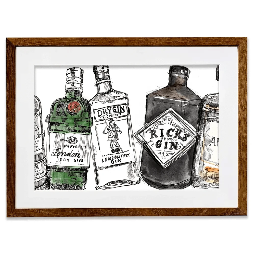 Whiskey Wednesdays Framed Art Print Whiskey Wednesdays Framed Art Print wall art product Jennifer Paxton Parker