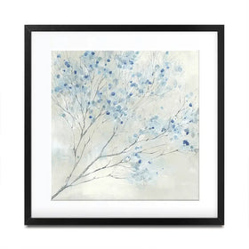 Whispered Branch Bloom Square Framed Art Print Whispered Branch Bloom Square Framed Art Print wall art product Chromatic Storm Studio