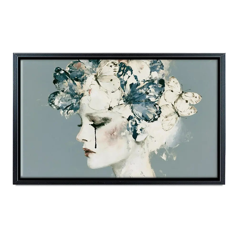 Whispered Butterfly Reverie Canvas Print Whispered Butterfly Reverie Canvas Print wall art product Chromatic Storm Studio