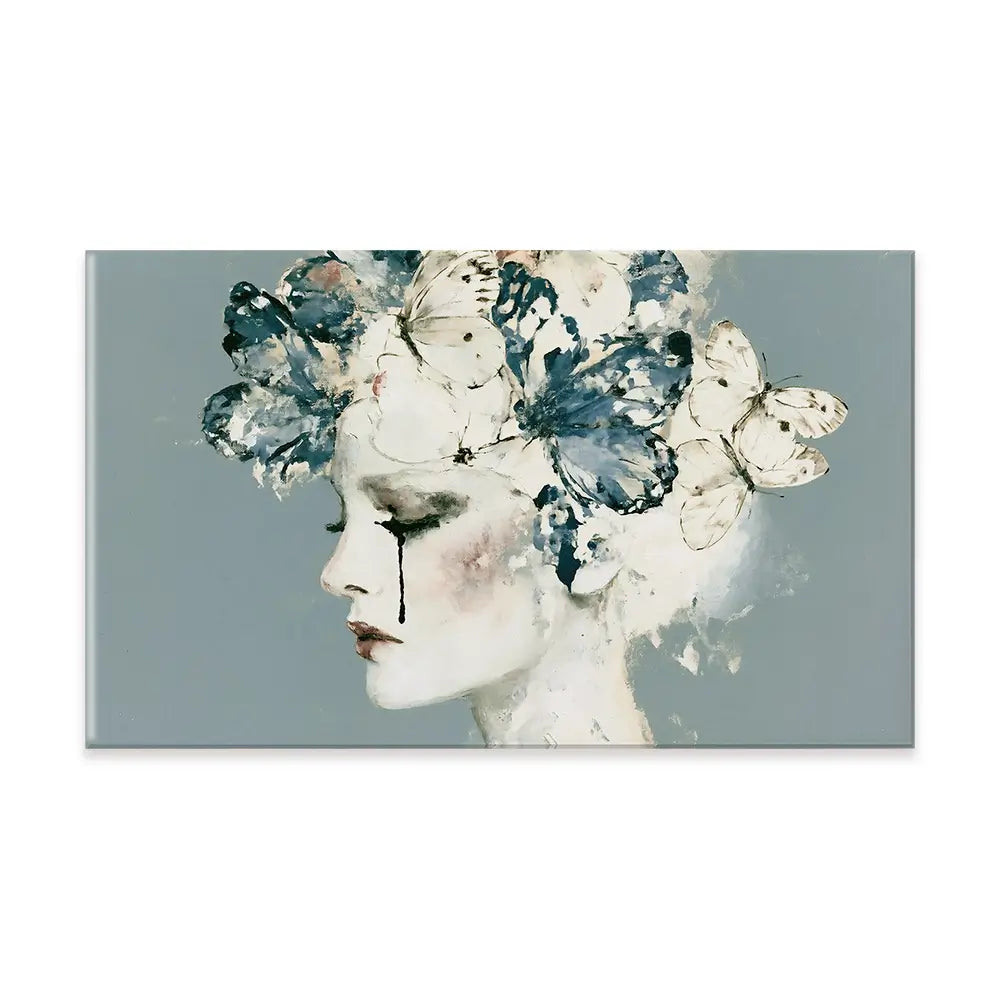 Whispered Butterfly Reverie Canvas Print Whispered Butterfly Reverie Canvas Print wall art product Chromatic Storm Studio