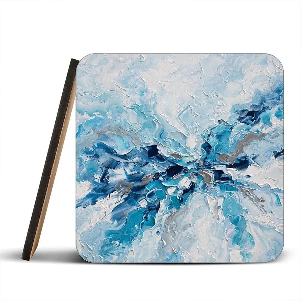 Whispering Blue Coaster Set Whispering Blue Coaster Set wall art product Olga Tkachyk