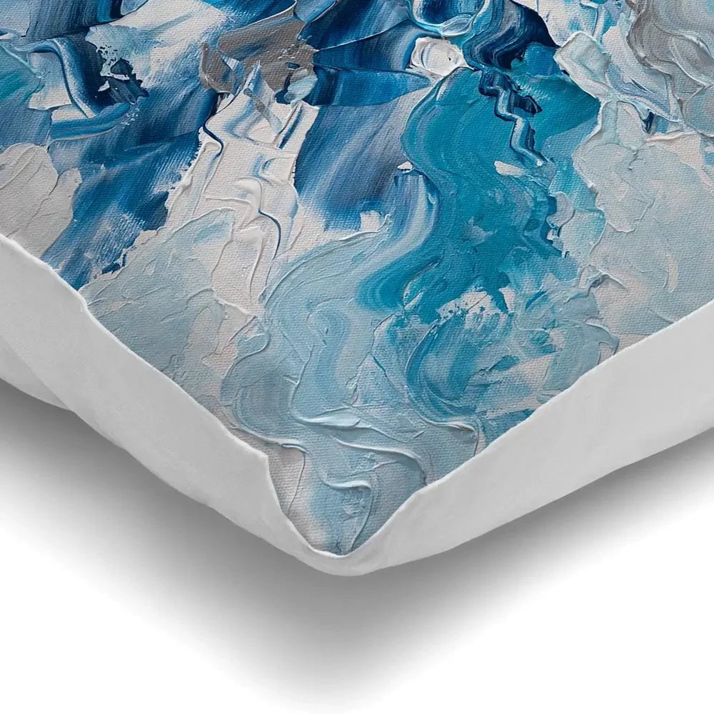 Whispering Blue Cushion Whispering Blue Cushion wall art product Olga Tkachyk