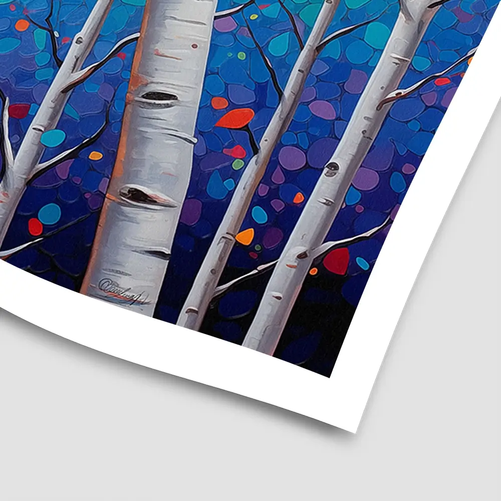 Whispering Woods Square Art Print Whispering Woods Square Art Print wall art product Lena Owens - Independent