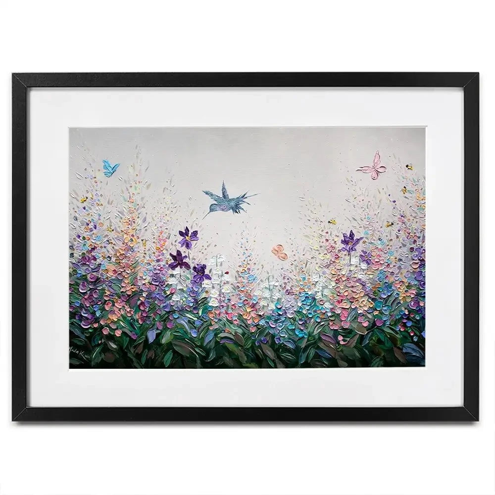 Whispers Framed Art Print Whispers Framed Art Print wall art product Nada Khatib