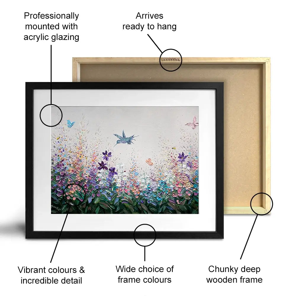 Whispers Framed Art Print Whispers Framed Art Print wall art product Nada Khatib