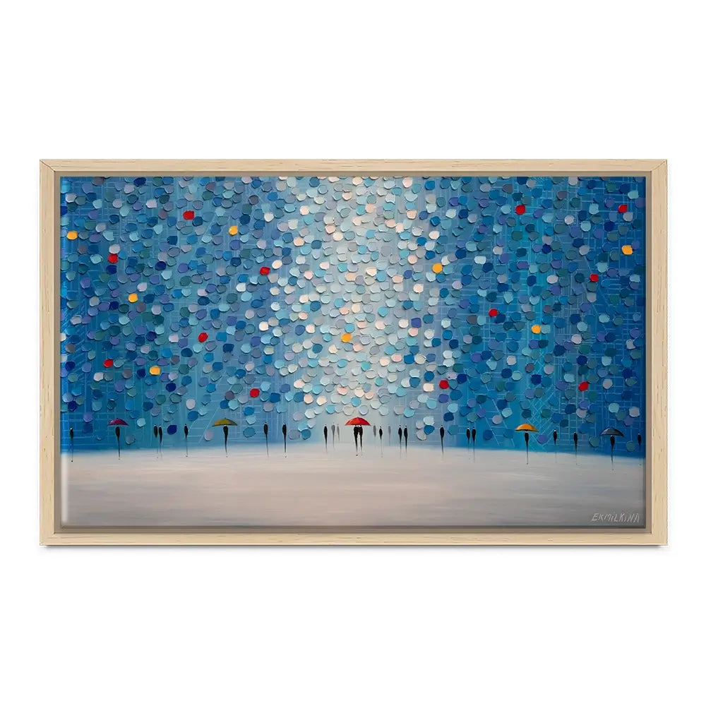 Whispers In Blue Canvas Print Whispers In Blue Canvas Print wall art product Ekaterina Ermilkina