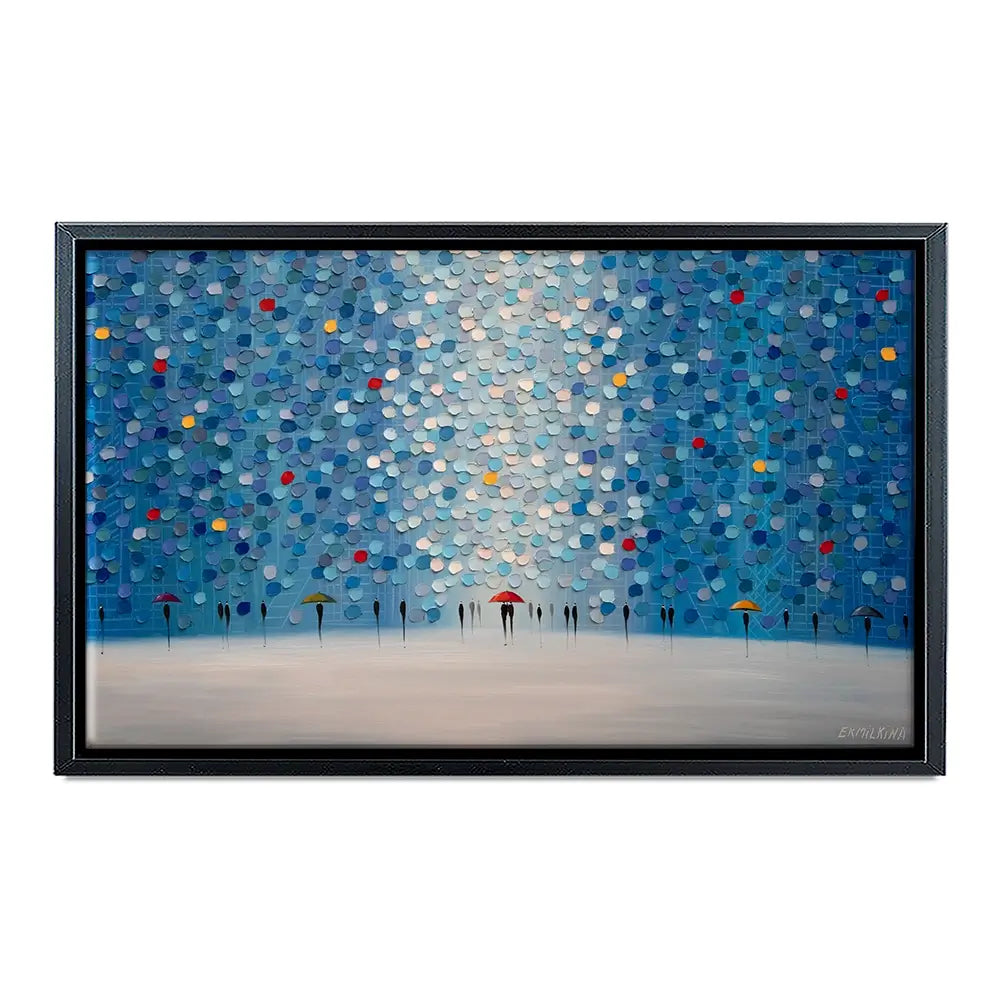 Whispers In Blue Canvas Print Whispers In Blue Canvas Print wall art product Ekaterina Ermilkina