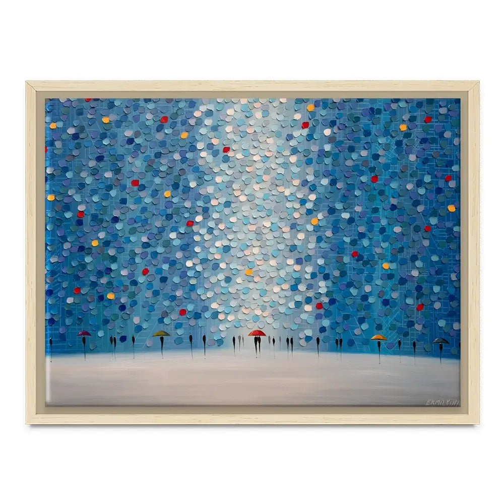 Whispers In Blue Canvas Print Whispers In Blue Canvas Print wall art product Ekaterina Ermilkina