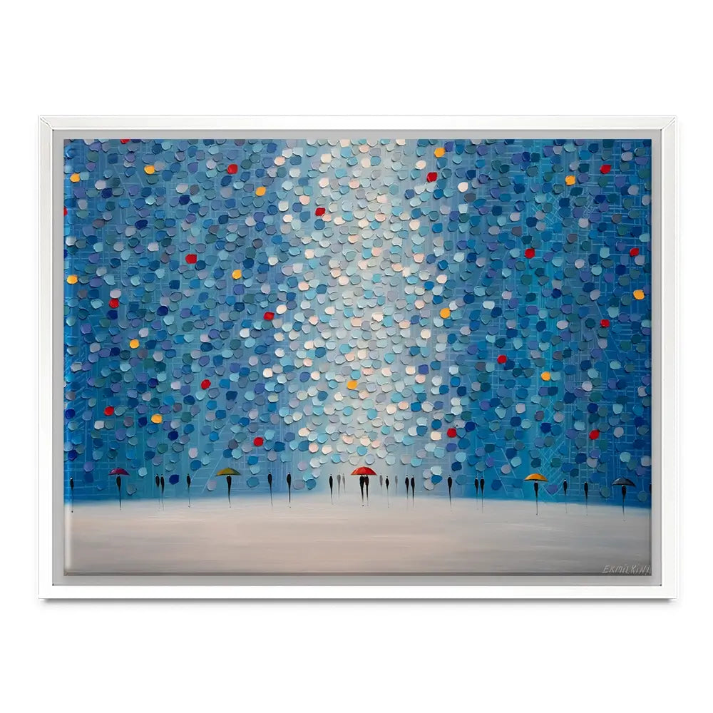 Whispers In Blue Canvas Print Whispers In Blue Canvas Print wall art product Ekaterina Ermilkina