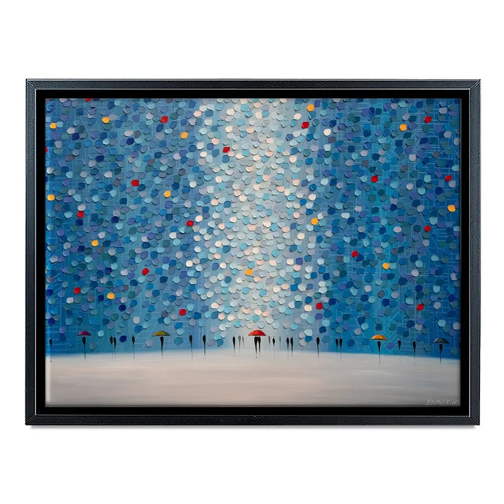 Whispers In Blue Canvas Print Whispers In Blue Canvas Print wall art product Ekaterina Ermilkina