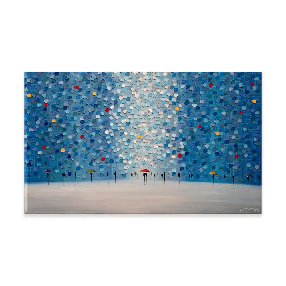 Whispers In Blue Canvas Print Whispers In Blue Canvas Print wall art product Ekaterina Ermilkina