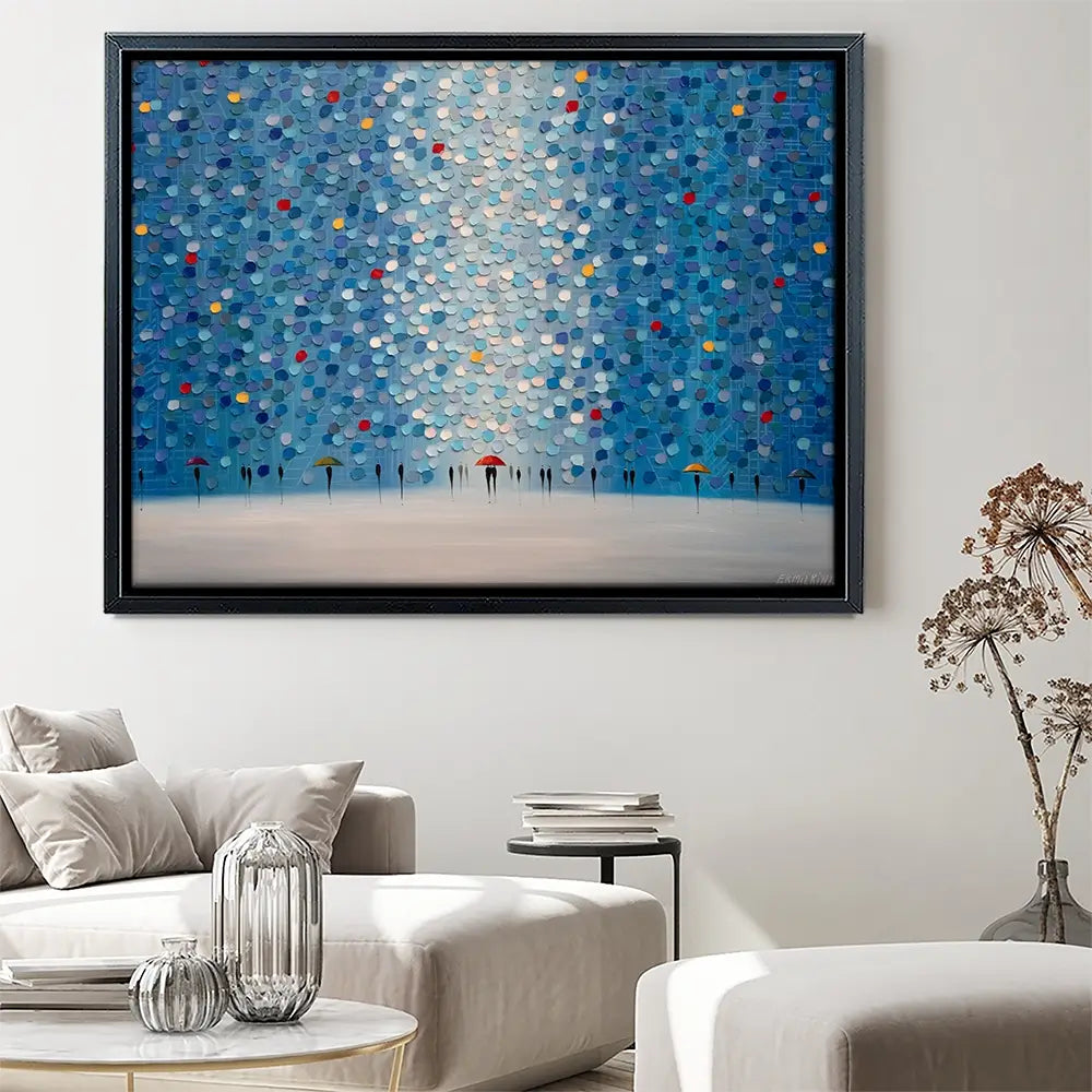 Whispers In Blue Canvas Print Whispers In Blue Canvas Print wall art product Ekaterina Ermilkina