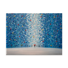 Whispers In Blue Canvas Print Whispers In Blue Canvas Print wall art product Ekaterina Ermilkina