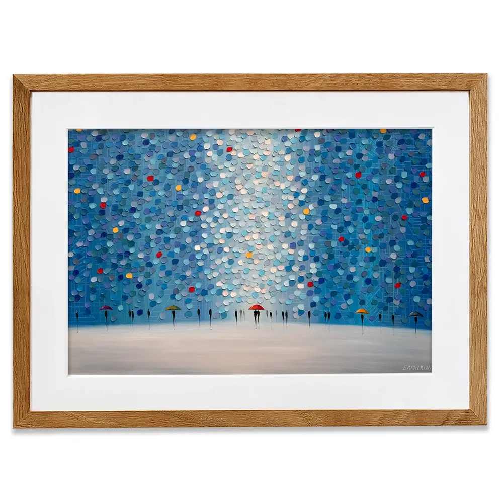 Whispers In Blue Framed Art Print Whispers In Blue Framed Art Print wall art product Ekaterina Ermilkina