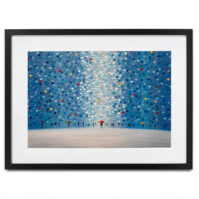 Whispers In Blue Framed Art Print Whispers In Blue Framed Art Print wall art product Ekaterina Ermilkina