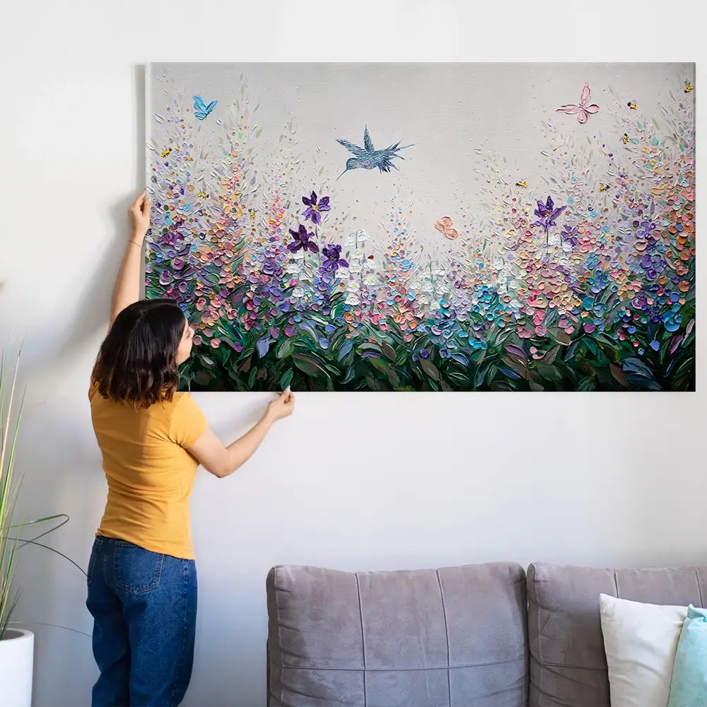 Whispers Oversized Canvas Print Whispers Oversized Canvas Print wall art product Nada Khatib