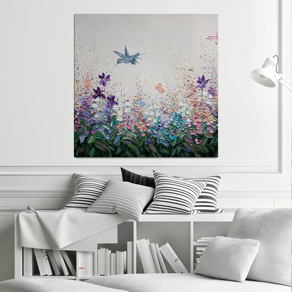Whispers Square Canvas Print Whispers Square Canvas Print wall art product Art Print Shop