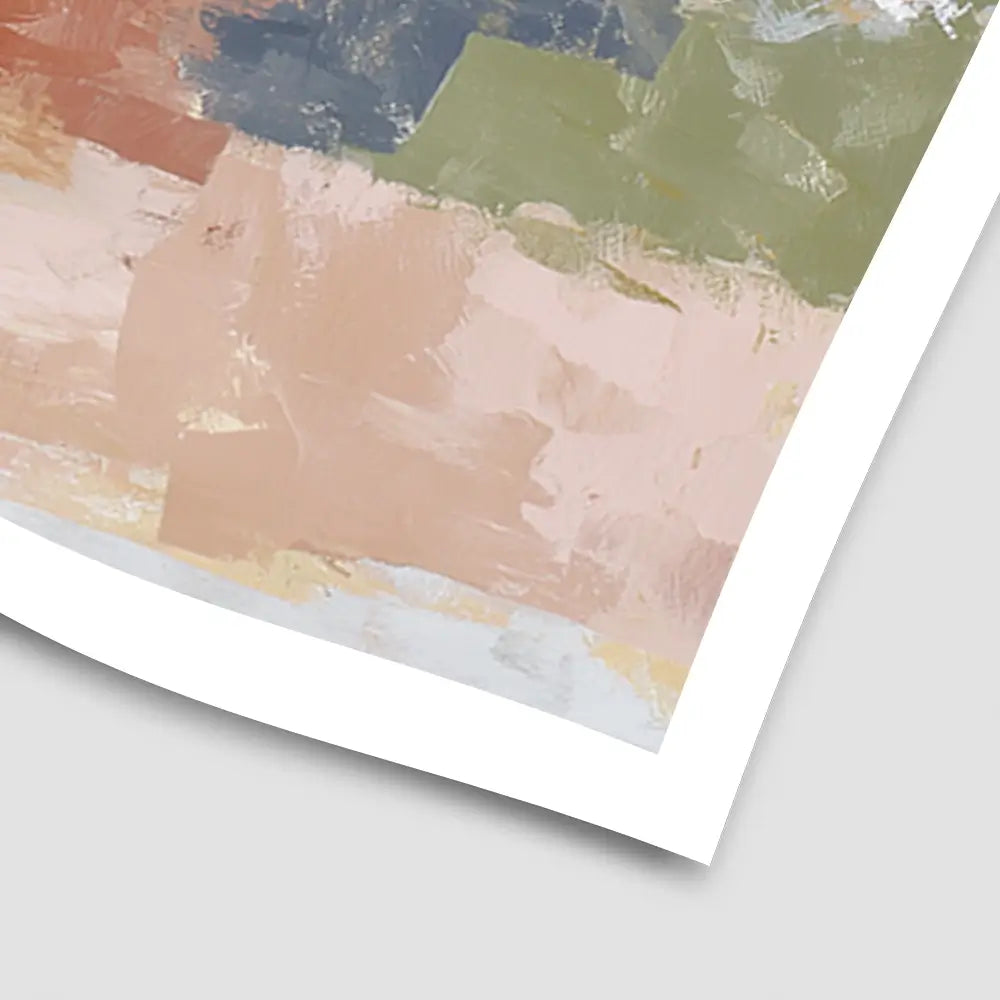 White Birch In Abstract Landscape Art Print White Birch In Abstract Landscape Art Print wall art product Chromatic Storm Studio