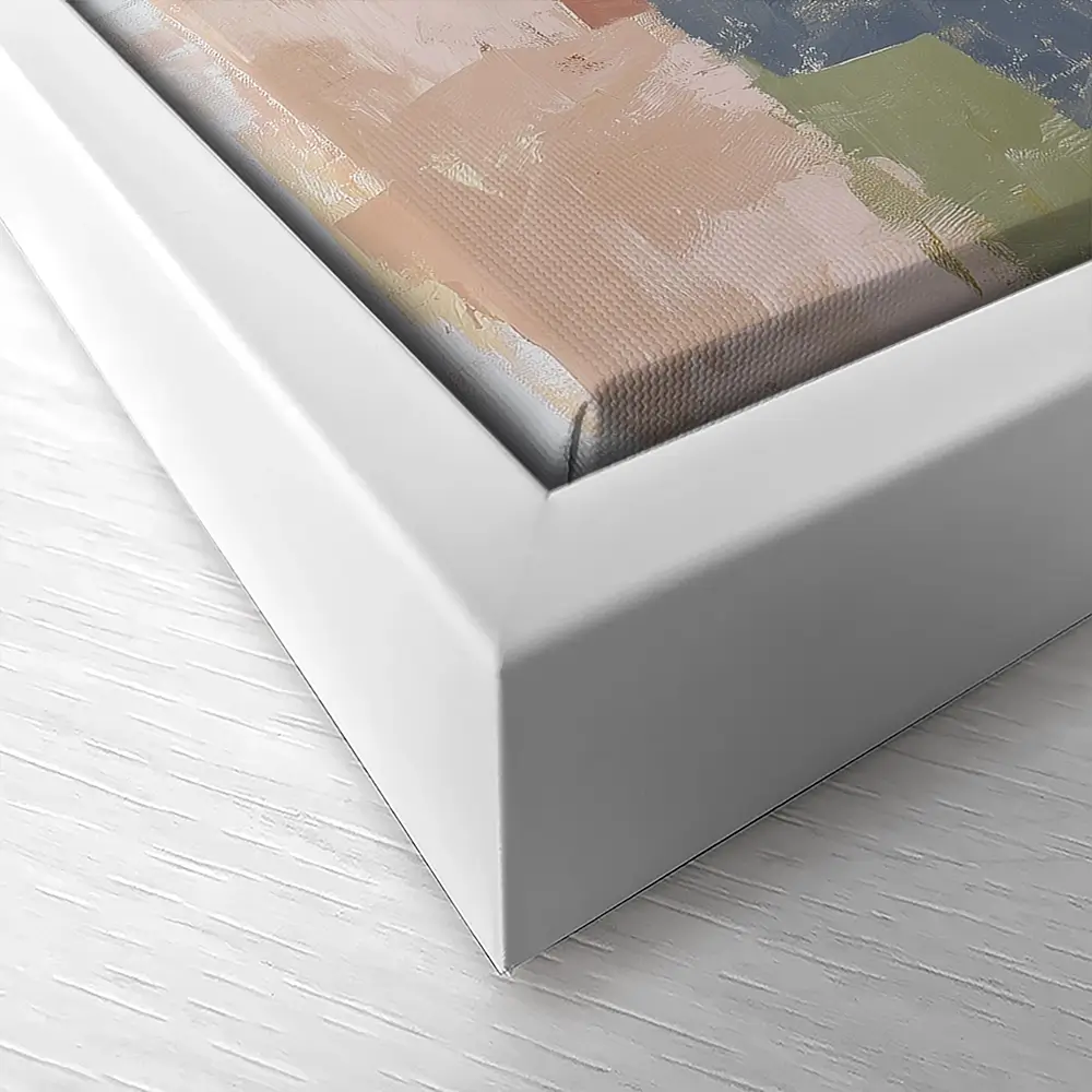 White Birch In Abstract Landscape Canvas Print White Birch In Abstract Landscape Canvas Print wall art product Chromatic Storm Studio