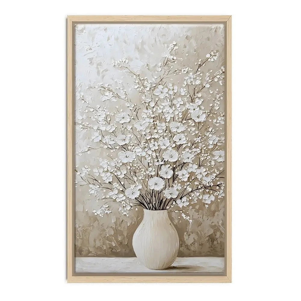 White Cherry Blossoms Canvas Print White Cherry Blossoms Canvas Print wall art product Franklyn Gregory - Independent