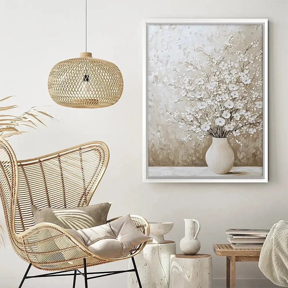 White Cherry Blossoms Canvas Print White Cherry Blossoms Canvas Print wall art product Franklyn Gregory - Independent