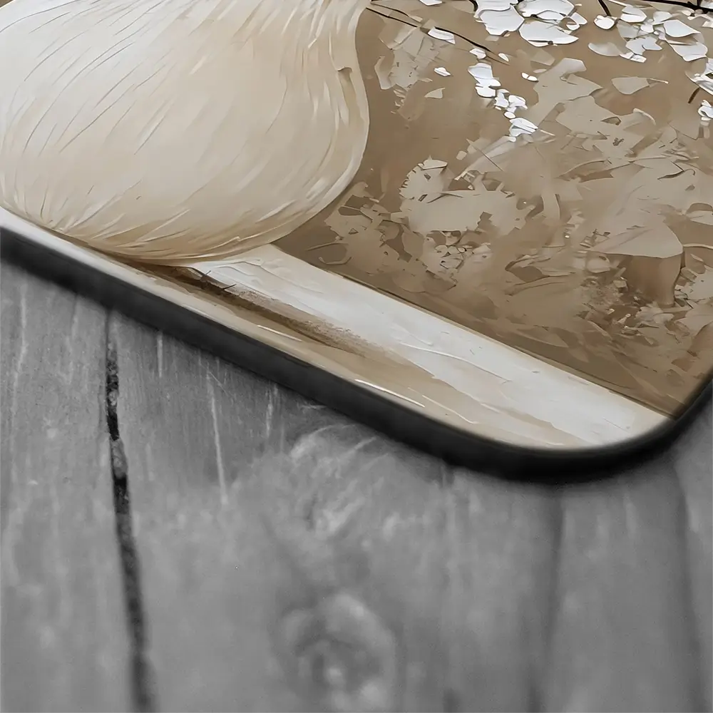 White Cherry Blossoms Coaster Set White Cherry Blossoms Coaster Set wall art product Franklyn Gregory - Independent