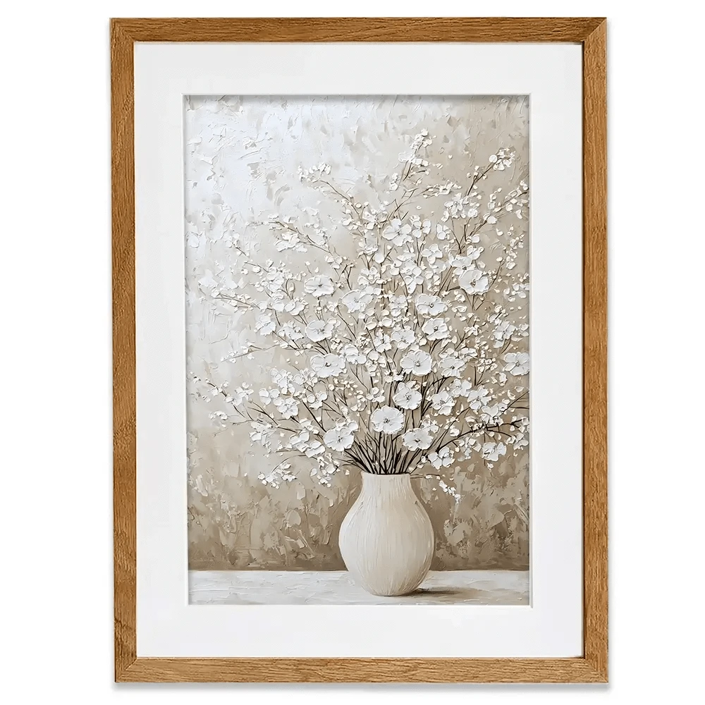 White Cherry Blossoms Framed Art Print White Cherry Blossoms Framed Art Print wall art product Franklyn Gregory - Independent