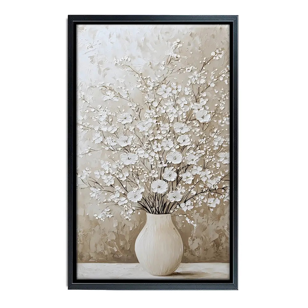 White Cherry Blossoms Oversized Canvas Print White Cherry Blossoms Oversized Canvas Print wall art product Franklyn Gregory - Independent