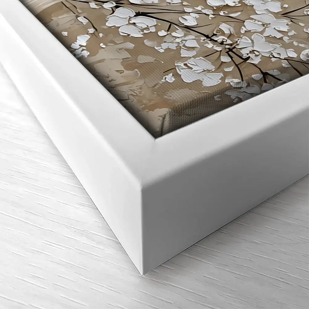 White Cherry Blossoms Oversized Canvas Print White Cherry Blossoms Oversized Canvas Print wall art product Franklyn Gregory - Independent