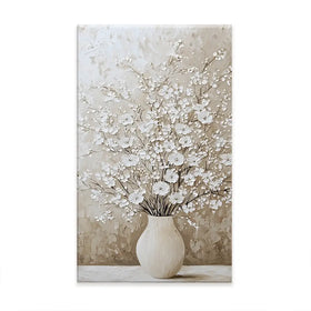 White Cherry Blossoms Oversized Canvas Print White Cherry Blossoms Oversized Canvas Print wall art product Franklyn Gregory - Independent