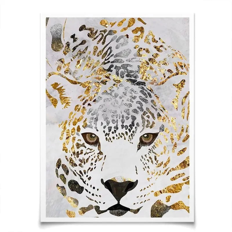 White Jaguar Art Print White Jaguar Art Print wall art product Sarah Manovski