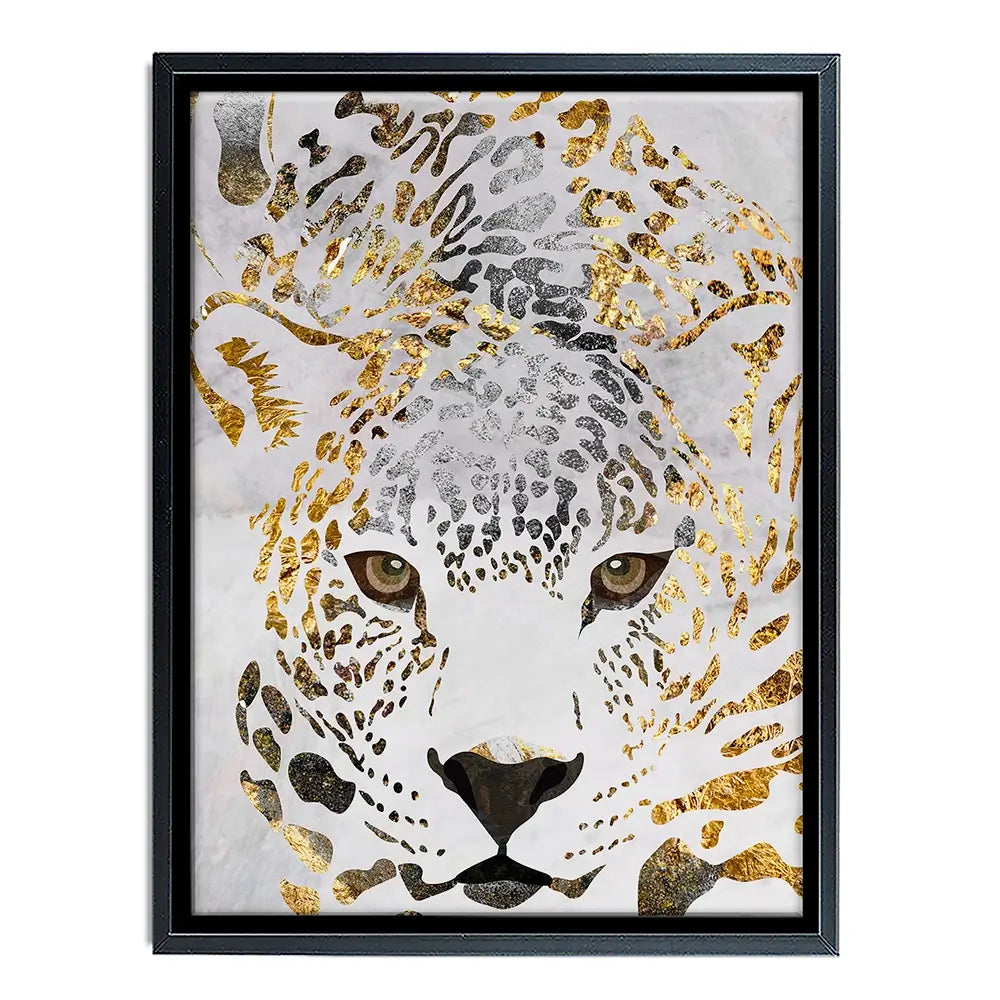 White Jaguar Canvas Print White Jaguar Canvas Print wall art product Sarah Manovski