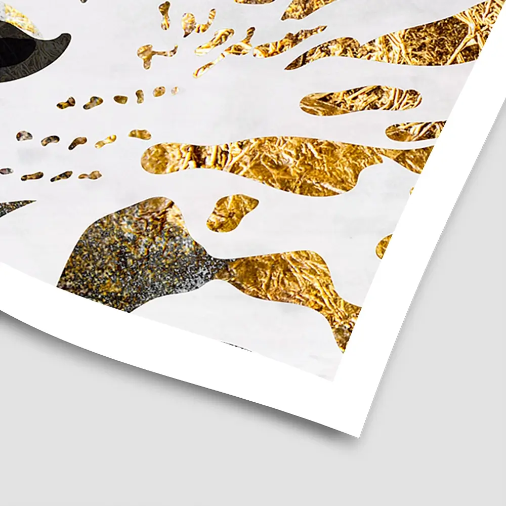 White Jaguar Square Art Print White Jaguar Square Art Print wall art product Art Print Shop