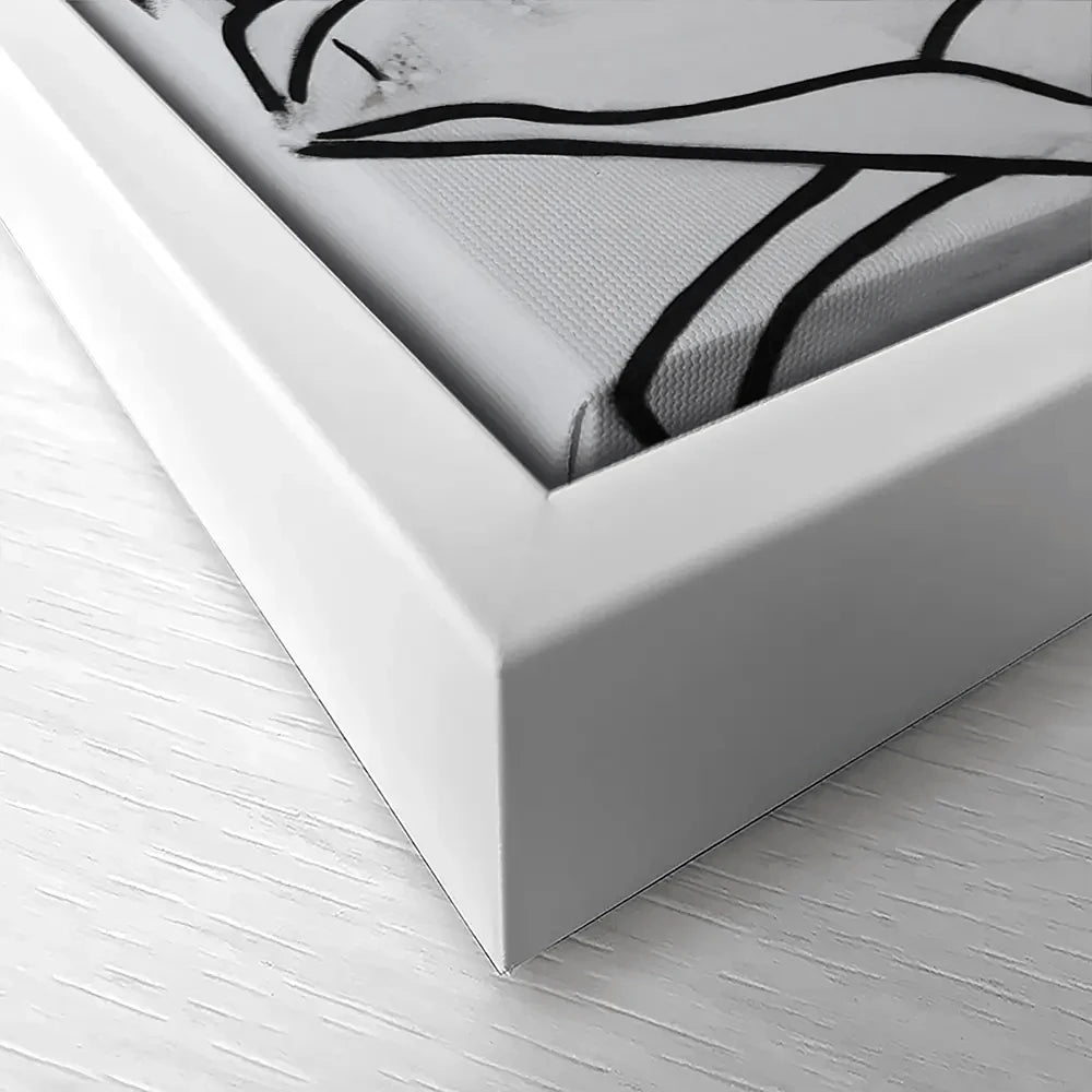 White Walk Canvas Print White Walk Canvas Print wall art product Maria Moretti
