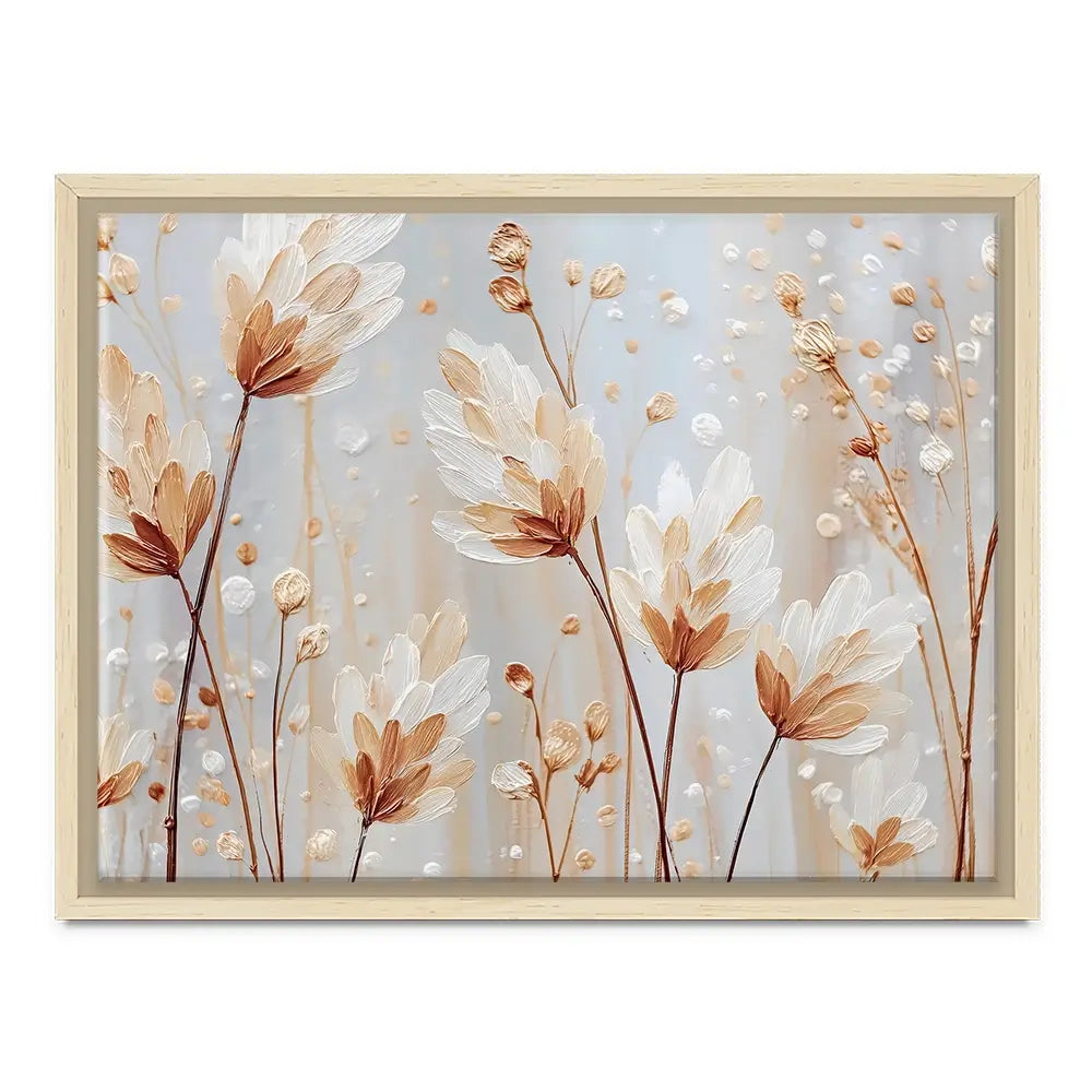 White Wild Grass Canvas Print White Wild Grass Canvas Print wall art product Gina Kelly - Independent