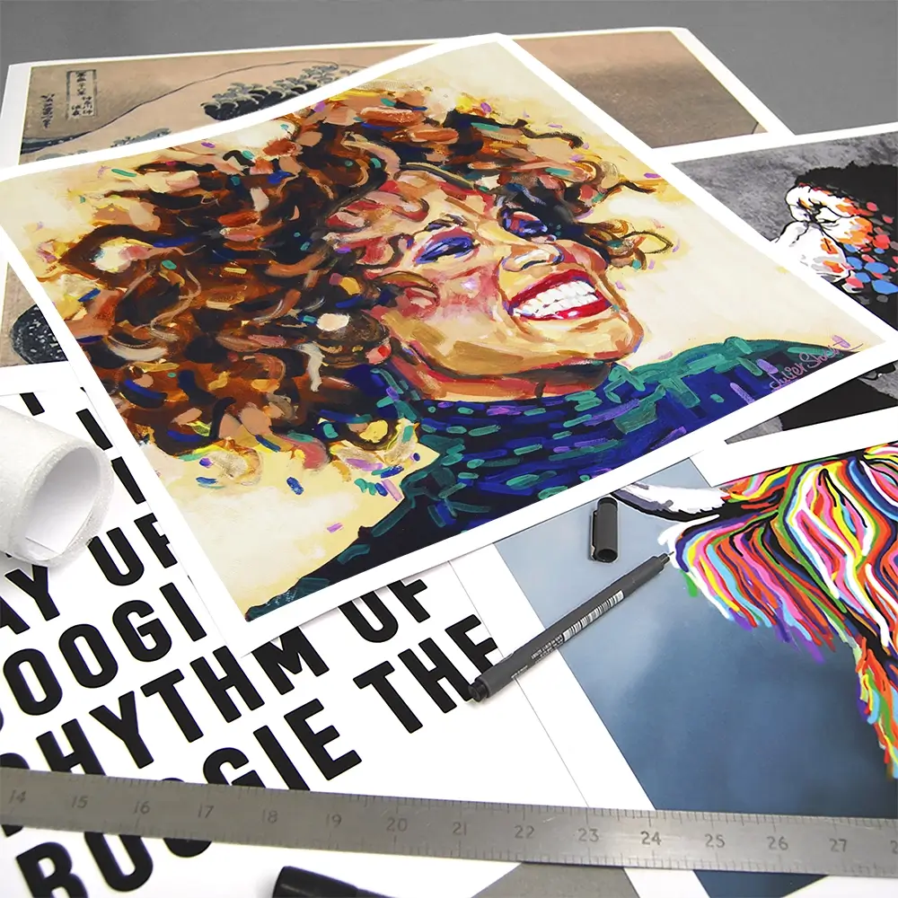 Whitney Houston I Wanna Dance Square Art Print Whitney Houston I Wanna Dance Square Art Print wall art product Juliet Stockton