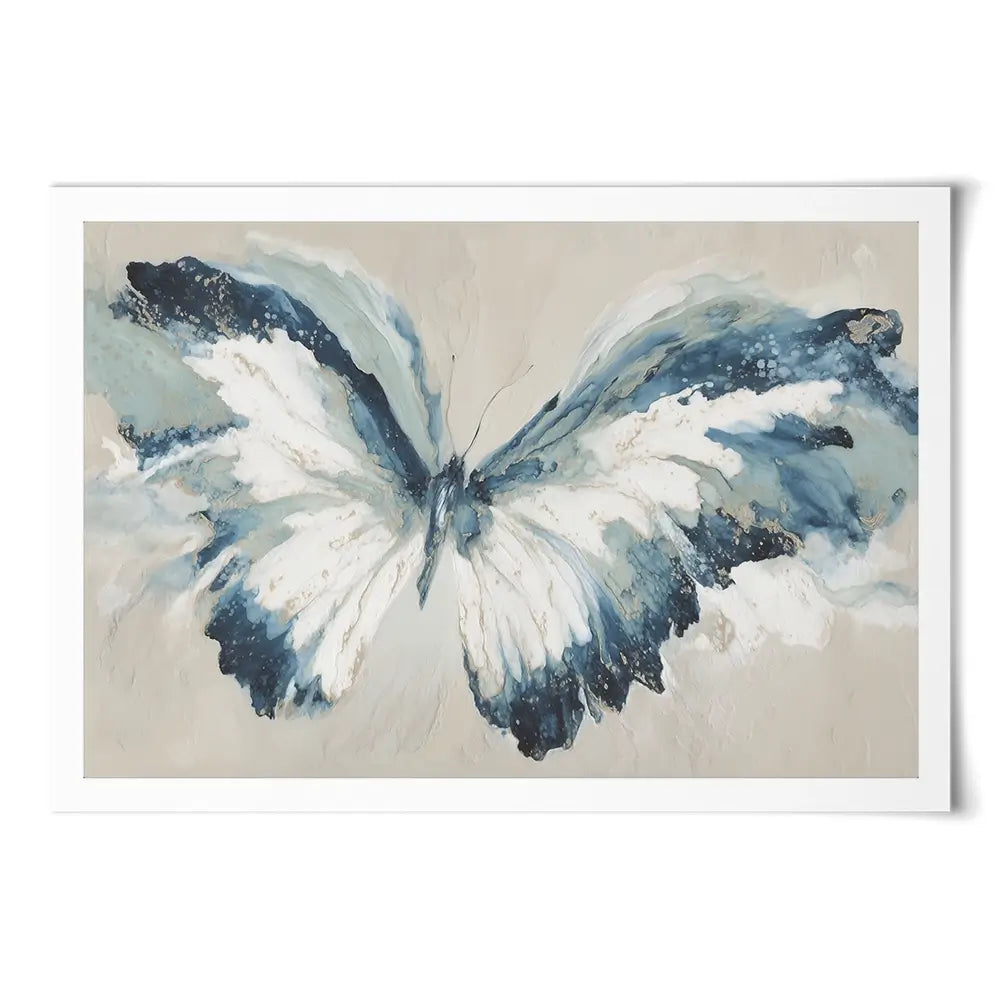 Wide Wing Butterfly Sketch Art Print Wide Wing Butterfly Sketch Art Print wall art product Chromatic Storm Studio
