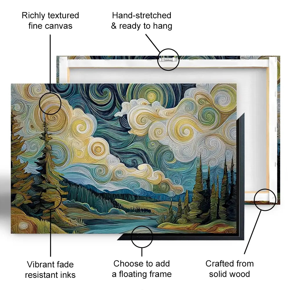 Wild And Windy Canvas Print Wild And Windy Canvas Print wall art product David Alexander Elder