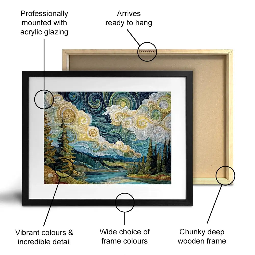 Wild And Windy Framed Art Print Wild And Windy Framed Art Print wall art product David Alexander Elder