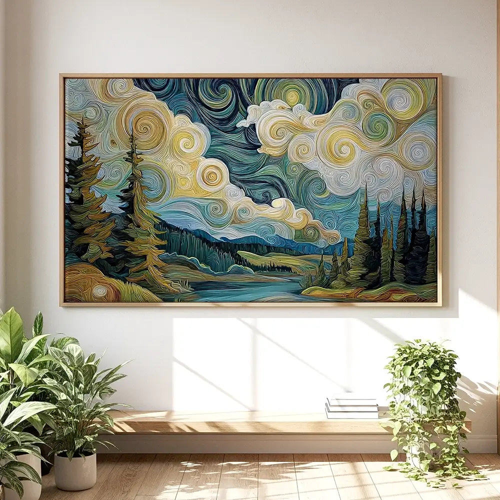 Wild And Windy Oversized Canvas Print Wild And Windy Oversized Canvas Print wall art product David Alexander Elder