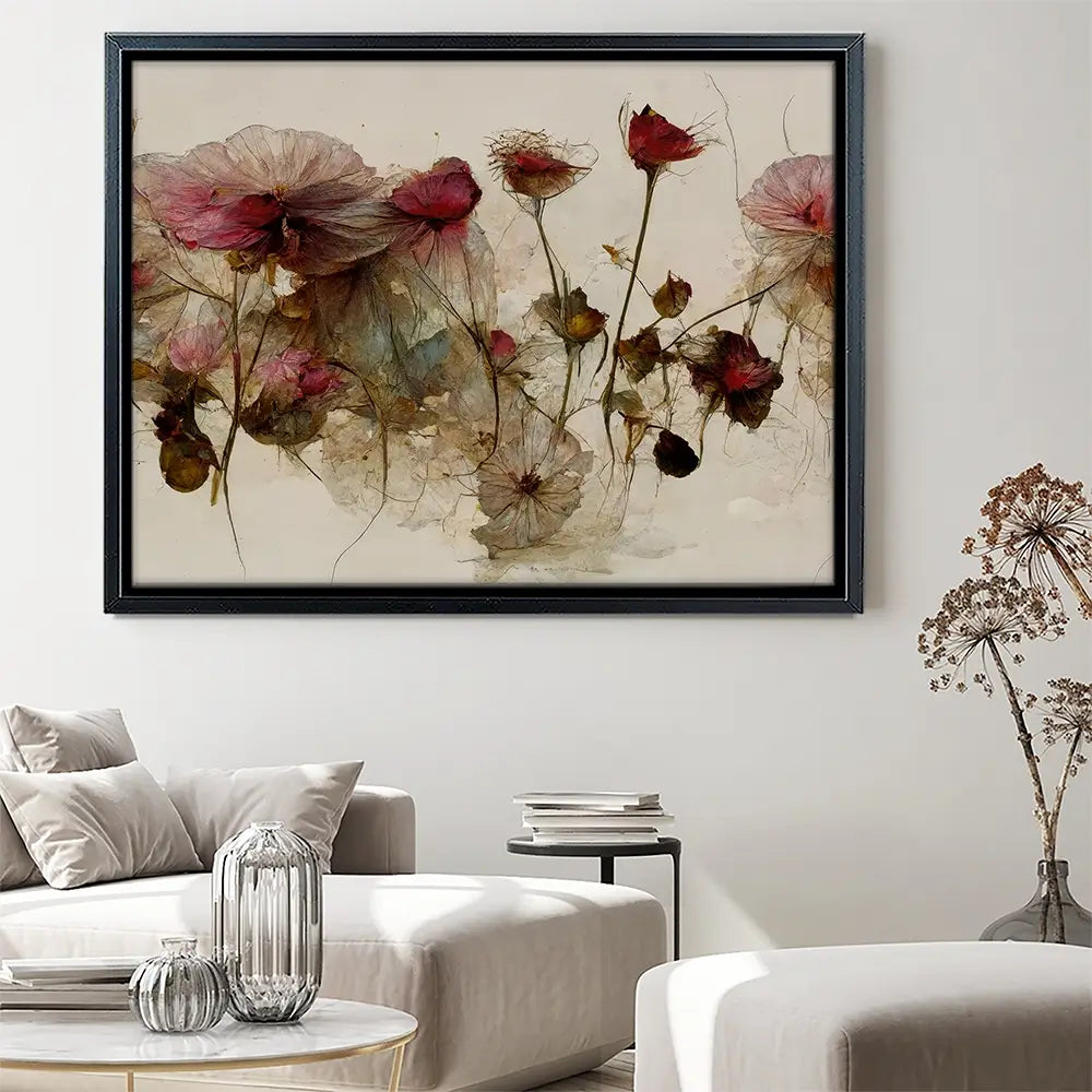 Wild Dry Roses Canvas Print Wild Dry Roses Canvas Print wall art product Treechild