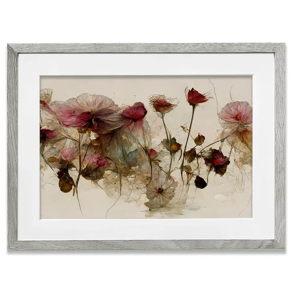 Wild Dry Roses Framed Art Print Wild Dry Roses Framed Art Print wall art product Treechild