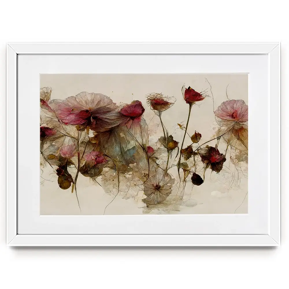 Wild Dry Roses Framed Art Print Wild Dry Roses Framed Art Print wall art product Treechild