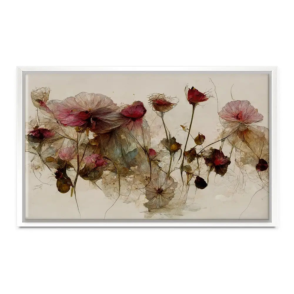 Wild Dry Roses Oversized Canvas Print Wild Dry Roses Oversized Canvas Print wall art product Treechild